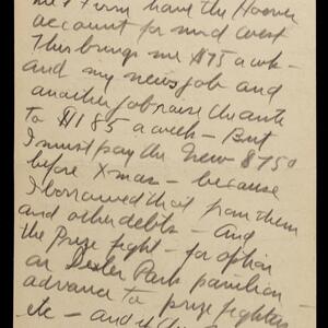 a page of handwritten text