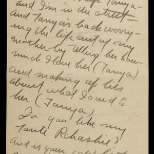 a page of handwritten text