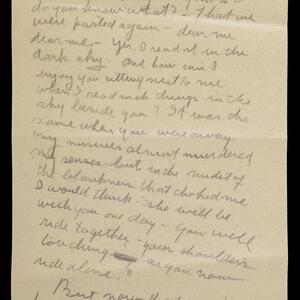 a page of handwritten text