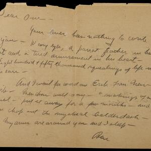 a page of handwritten text