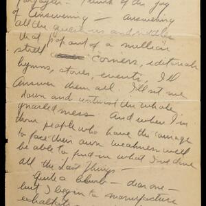 a page of handwritten text