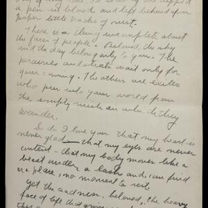 a page of handwritten text