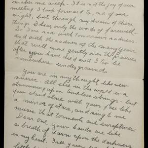 a page of handwritten text