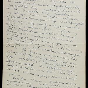 a page of handwritten text
