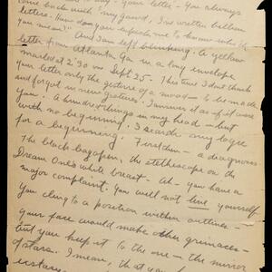 a page of handwritten text