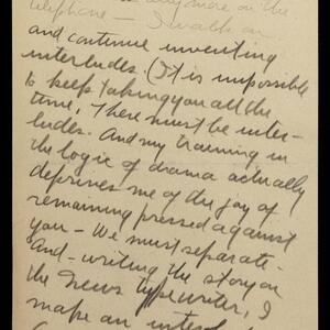 a page of handwritten text
