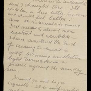 a page of handwritten text