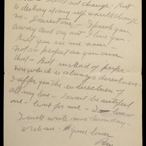a page of handwritten text