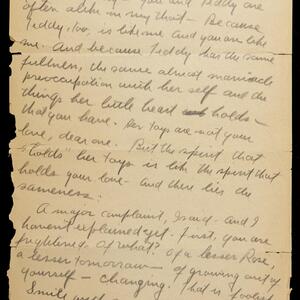 a page of handwritten text
