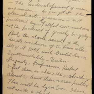 a page of handwritten text