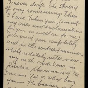 a page of handwritten text