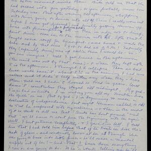 a page of handwritten text