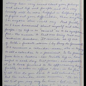 a page of handwritten text