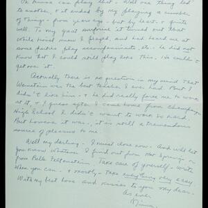 a page of handwritten text