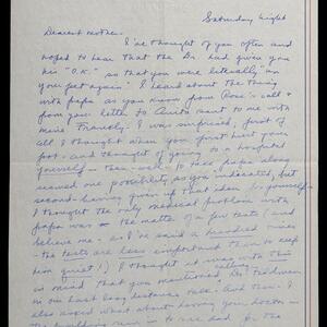 a page of handwritten text