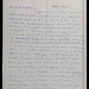 a page of handwritten text