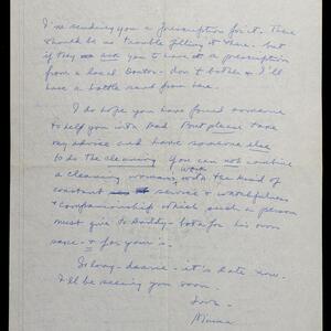 a page of handwritten text
