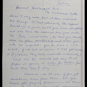 a page of handwritten text