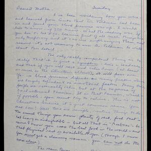 a page of handwritten text