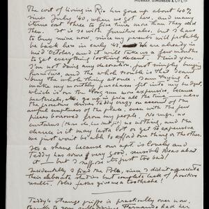 a page of handwritten text