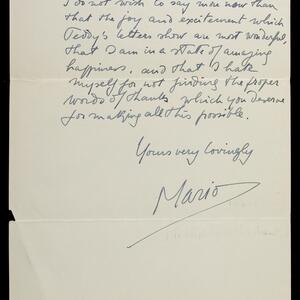 a page of handwritten text