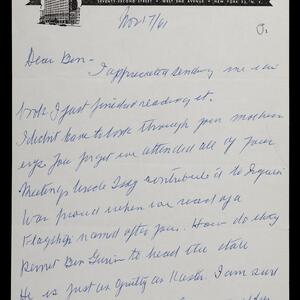 a page of handwritten text