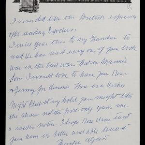 a page of handwritten text