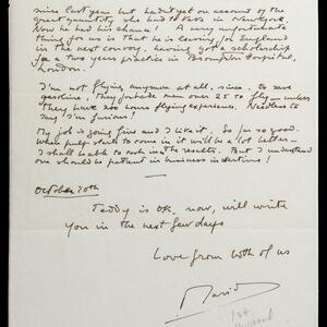 a page of handwritten text