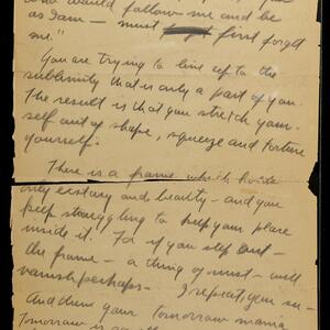 a page of handwritten text