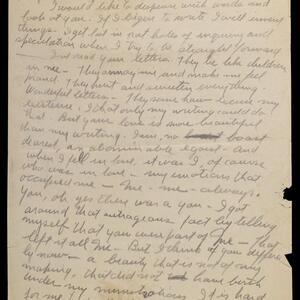 a page of handwritten text