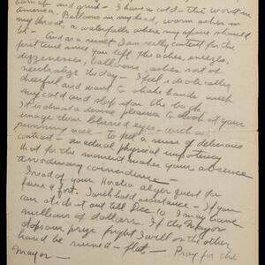 a page of handwritten text
