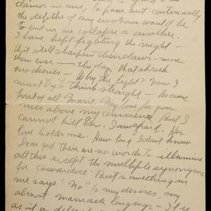 a page of handwritten text