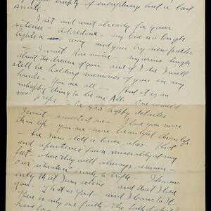 a page of handwritten text