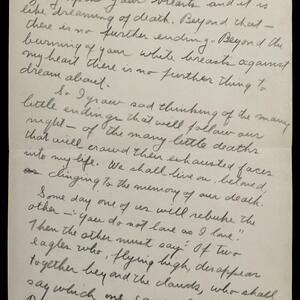 a page of handwritten text