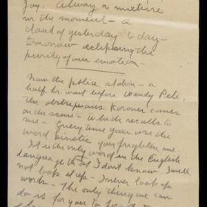 a page of handwritten text