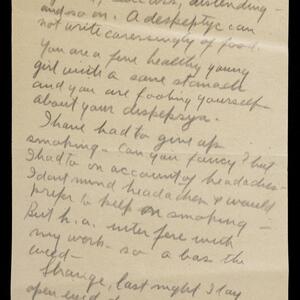 a page of handwritten text