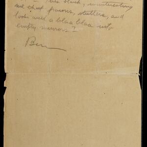 a page of handwritten text