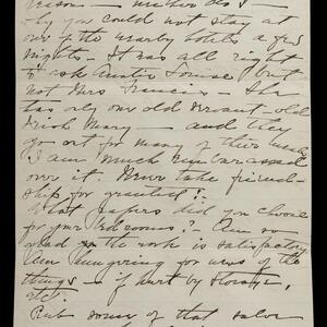 a page of handwritten text