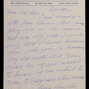 a page of handwritten text