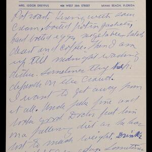 a page of handwritten text