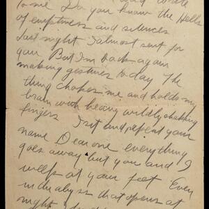 a page of handwritten text