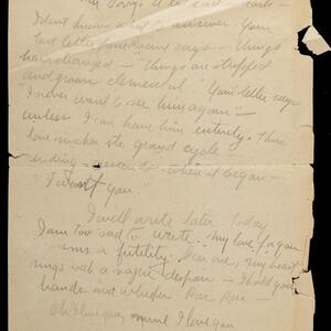 a page of handwritten text