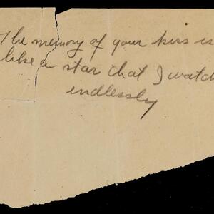 a page of handwritten text