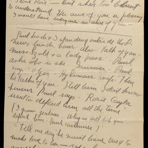 a page of handwritten text