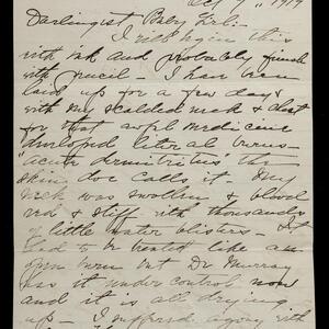a page of handwritten text