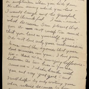 a page of handwritten text