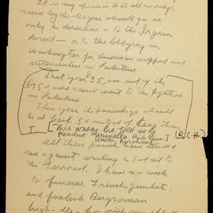 a page of handwritten text