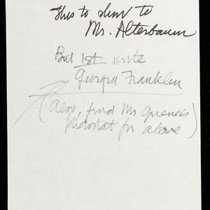a page of handwritten text