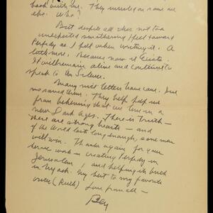 a page of handwritten text