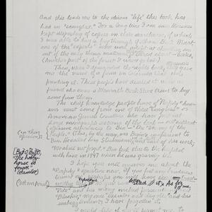 a page of handwritten text